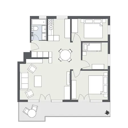 アパート Bodmisunne 4,5 - Griwa Rent Ag